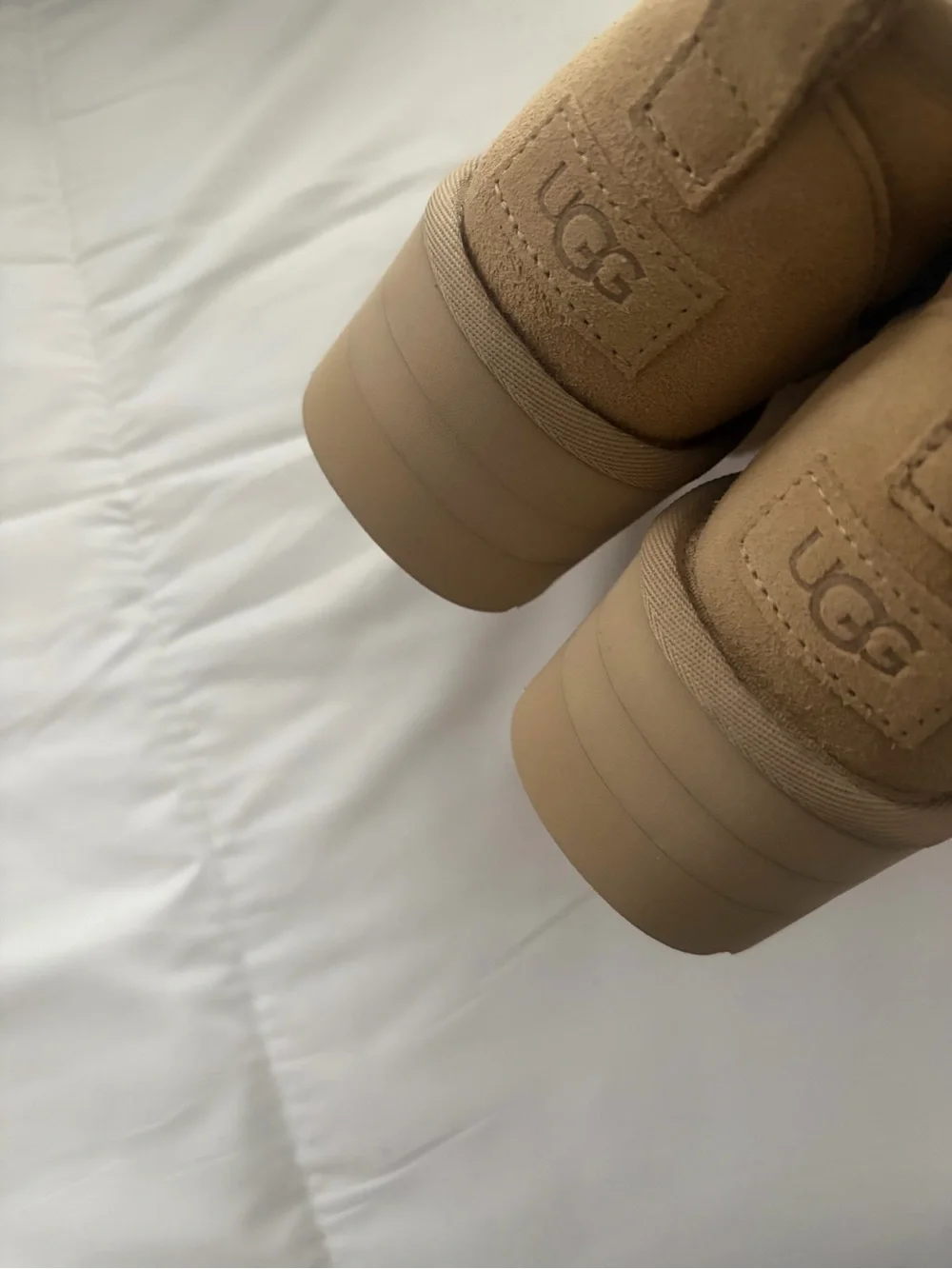 Platform Ugg Ultra Minis in Rare Mustard Seed